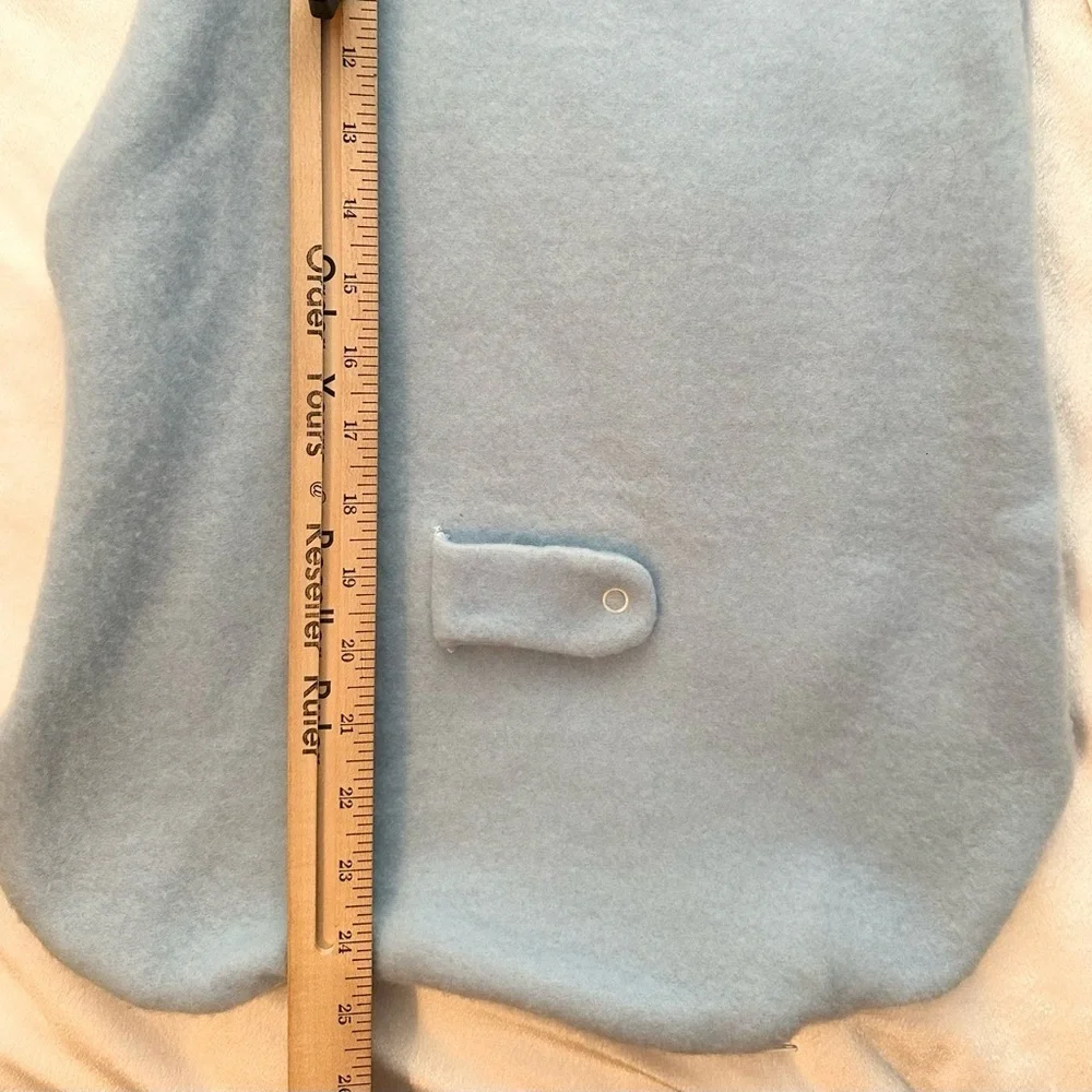 Vintage Carters Blue One Size Bunting NWT baby bunny soft fuzzy warm outerwear